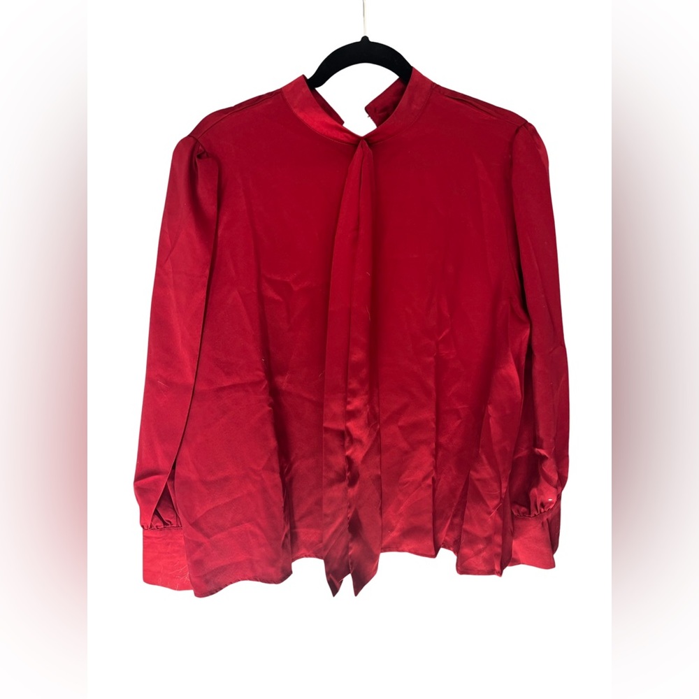 Red blouse
